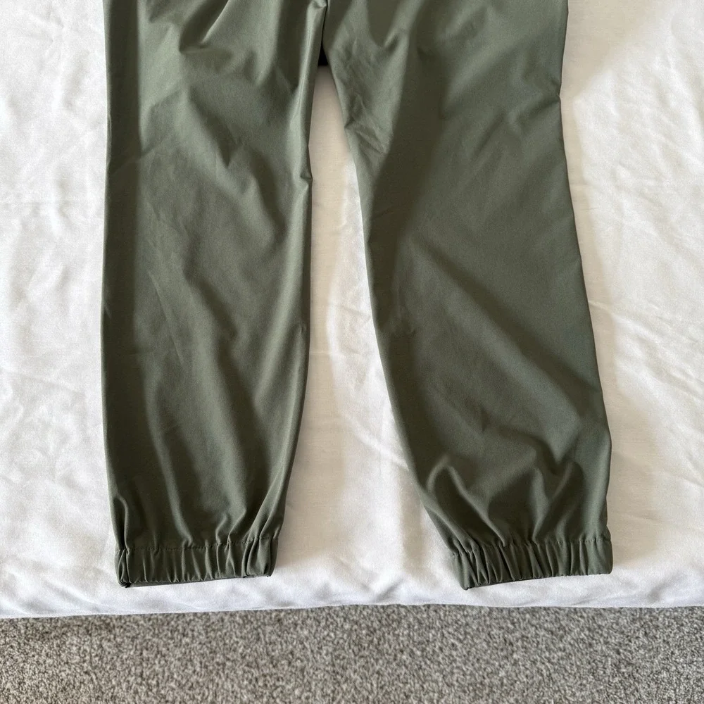 Mizzen + Main Helmsman Pants Mens 34x30 Performance Chino Tech Golf Office Green